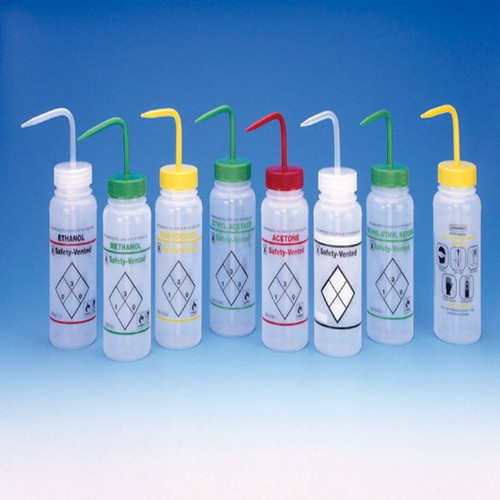 Labeled Wide Mouth Wash Bottles (라벨 광구세척병)[Bel-Art]