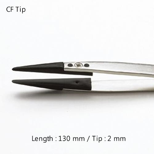 ESD Carbofib Tip Tweezer / CF 팁 트위저, 249CF-SA, Ideal-TekⓇ