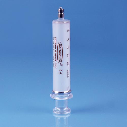 Serial Numbered Glass Syringe / 고급형 유리 주사기, Metal Luer-Lock Tip