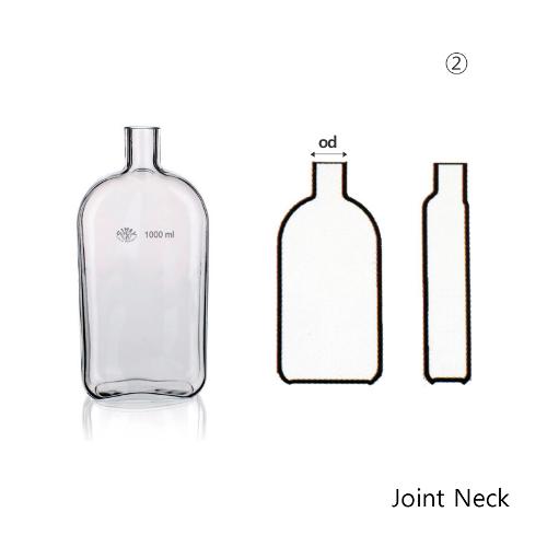 Roux Culture Flask, Simax® / Roux 컬쳐 플라스크, Off-set Neck