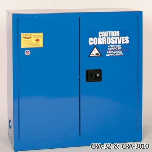 Acid & Corrosive Flammable Safety Cabinet 산 및 부식성용 안전 캐비넷, Poly Shelf & Bottom Tray