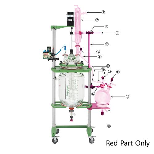 Distillation Kit For Process Reactor System / 디스틸레이션 장치, 대용량 반응기 시스템용