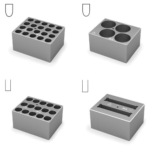 Interchangeable heating Block / 교환식 히팅 블럭, for IKA dry block heater