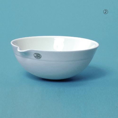 Porcelain Evaporating Dish / 환저 자제 증발 접시, Round Bottom