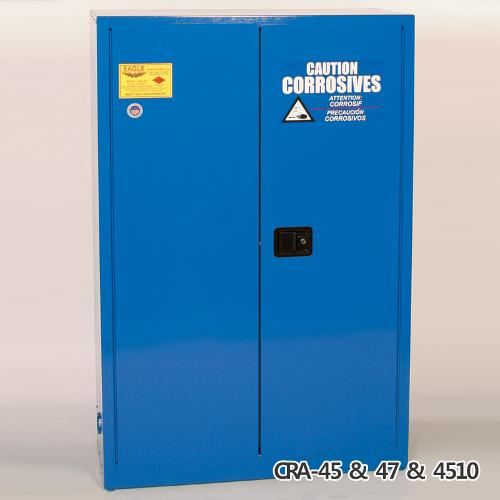 Acid & Corrosive Flammable Safety Cabinet 산 및 부식성용 안전 캐비넷, Poly Shelf & Bottom Tray