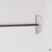Stirring Rod - Impeller / 교반봉 / 임펠러, 반달형, Stainless Steel, 고정형