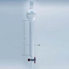 Chromatography Ball Column / 크로마토그래피 컬럼, PTFE 콕크