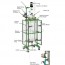 Pilot Scale Process Reactor, Jacketed / 자켓식 대형 반응 시스템, 100 L
