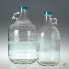 Glass Jug With Teflon Lined Cap / 글라스 저그