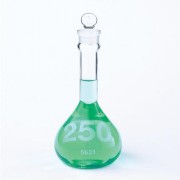 ASTM Heavy Duty Wide Mouth Volumetric Flask with Individual Serial No & Certificate / 헤비월 광구 메스 용량 플라스크, Class A + 개별보증서