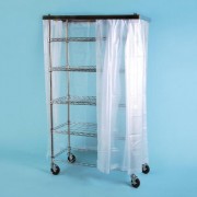 Wire Drying Rack with Curtain / 이동식 초자 건조대, 커텐형