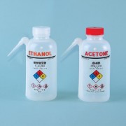 Safety Vented Wash Bottle, Side Delivery Tube / 일체형 안전 라벨 세척병, 500 ml