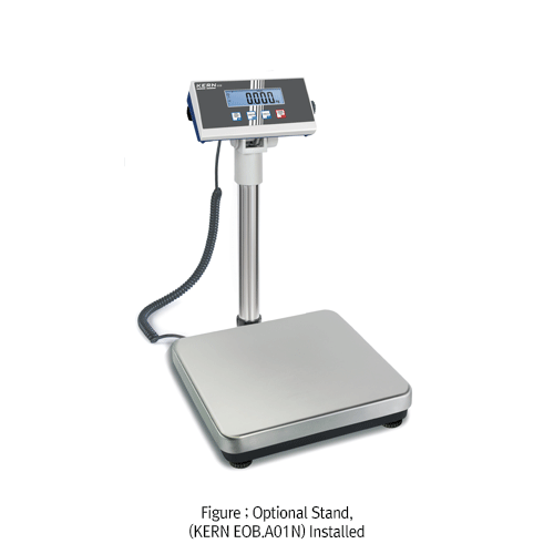Kern® [d] 5 & 10 & 20g, max.15 & 35 & 60kg Compact Veterinary Scale, for Diverse Applications, Plate Size 315×305mmStainless-steel, Painted Steel Base, with Wall Mount for Display, 수의과(동물병원)용 저울