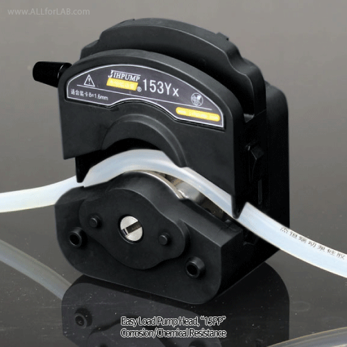 jiPumpTM Anti-corrosive Precise Peristaltic Pump Set, with PPS Module Pump HeadUp to 600rpm, Flow Rate 0.02~3000㎖/min, Large-screen Color LCD Graphic Display, 정밀 액체 연동 펌프, 내부식/내화학성 헤드