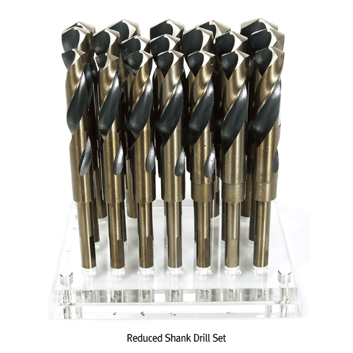 노스드릴 세트 - 19 Pcs, Reduced Shank Drill Set