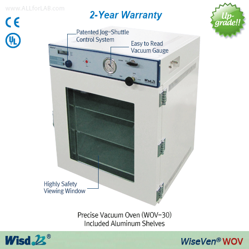 Precise Vacuum Oven, highly viewing window wov