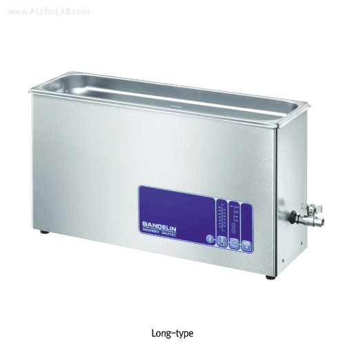 Bandelin® Sonorex Digitec® Functional Ultrasonic Cleaners, with Fast Degassing, 5.6 ~ 45 Lit. 초음파 세척∙살균기, LED Display, 4 Step Operation, with or without Heater, 20~80℃, Timer
