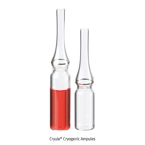 Wheaton® Glass Cryogenic Ampule, Cryule®USP/ASTM, 고급형 냉동앰플 / 글라스 크리오젠 바이알