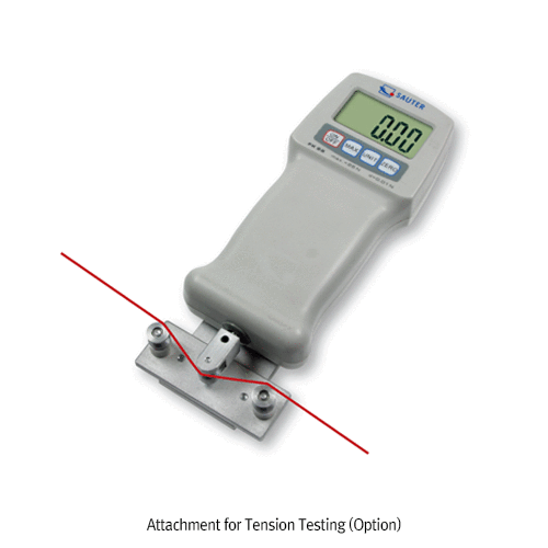 SAUTER® 1 0~500N Digital Force Gauge, for Measuring Push & Pull, with Peak Hold Function & Turnable DisplaySelectable Measuring Unit : N·lb·kg·oz, Factory Calibration Available, 디지털 포스게이지