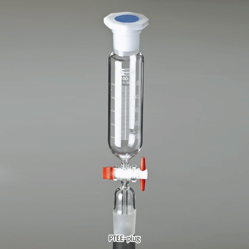Graduated 24/40 or 29/32 Cone Dropping Funnel, 50~1,000㎖With PTFE or Glass-plug Stopcock, with 29/32 Socket/Stopper, 콘 & 정밀눈금부 드로핑 펀넬