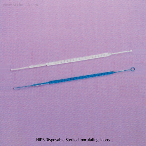 Kartell® HIPS Disposable Steriled Inoculating Loop / Needle, 1㎕ & 10㎕Made of High Impact Polystyrene(HIPS), Blue & White-color, HIPS 일회용 멸균 접종 “루프” 겸 “니들”, 편리형