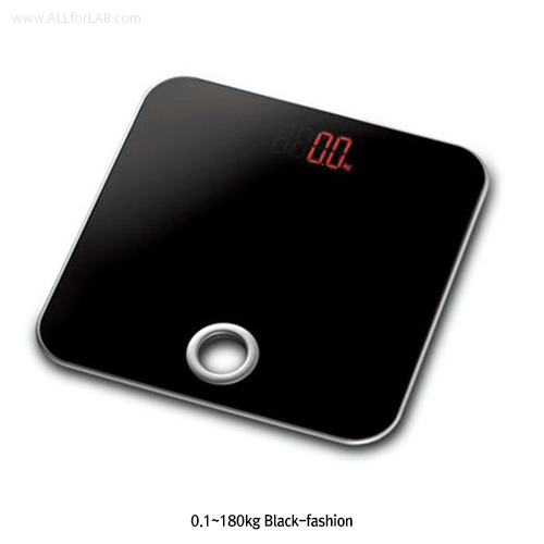 [d] 0.1kg, max.180kg Digital Personal- / Body-Scales “CAS-HE” , Fashionable-style, Good for BathroomWith Safety Glass-Weighing Plate, AUTO-ON/OFF Sensor, and DC Battery, 패션 체중계
