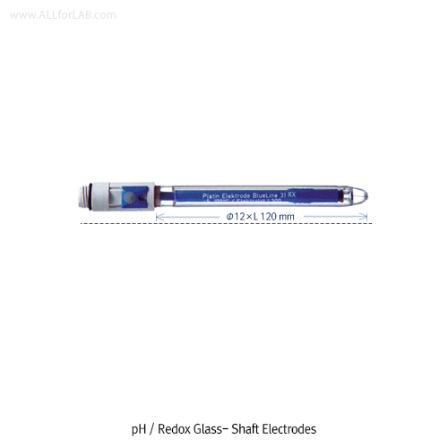 SI Analytics® BlueLine Special pH Combination Electrode & Connection Cable, Glass & Plastic Shaft For Special Applications, 블루라인® 특수 pH/Redox 복합 전극