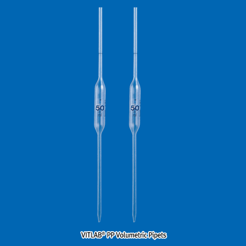 ( 1 ) VITLAB® PP Serological-type Measuring Pipet, Autoclavable, 1 ~ 1 0㎖With Blue Scale, Calibration to Deliver (TD, Ex), [ Germany-made ] , PP 메스 피펫