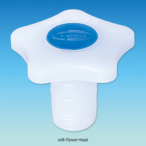 DIN Joint PE Stopper, with Octagonal- & Flower-Head, Non-Autoclavable, 7/16 ~ 60/46Excellent for Sealing, Non-Breakage, Good Grip, PE 스토퍼 , DIN 규격