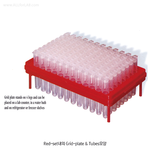 BioTube TM 96-Place PP Rack Box-set, Sterile or Nonsterile, without Surface TensionWith 1.1㎖ Tubes Individually or 12 Strips of 8 tubes, -190℃~+121℃, BioTube TM 96 바이오튜브 랙박스 셋트