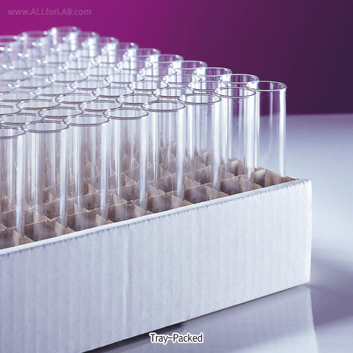 Stockwell® Drosophila Tubes/Vials, PS, -10℃~+70/80℃초파리 바이알, Shell-type, Narrow (Φ25mm) & Wide(Φ28.5mm), Glassy-Clear