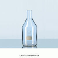 DURAN® Culture Media Bottle, without Cap, Boro-glass 3.3, 100~1,000㎖With Straight Neck for Metal Cap Φ38 mm, 배양병