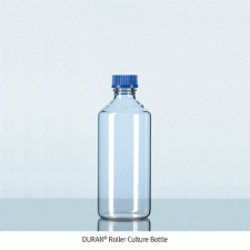 DURAN® Roller Culture Bottle, USP Standard, 2,000 & 3,500㎖With GL45 PP Screwcap & Pouring Ring, Autoclavable, Boro-glass 3.3, 롤러 컬쳐 바틀