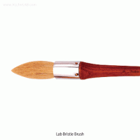 Lab Bristle Brush, Round, for Dust or Paint, 28~30cmFor Cleaning Balance, Wood handle with metal ferrule, 다용도 랩 브러쉬