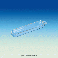 Quartz Combustion Boat, 2~10㎖Up to 1250℃, Softening Point 1680℃, 석영 연소 보트