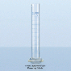 DURAN® Premium A- & B-class Measuring Cylinder, Boro Glass 3.3, Tall-form·Spout·Hexagon-base, 5~2,000㎖, A급 & B급 메스실린더