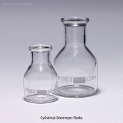 Pyrex® 250~500㎖ Cylindrical Erlenmeyer Flask, AutoclavableIdeal for Culture & Fermentation, Boro-glass 3.3, <UK-made>, 실린더형 삼각 플라스크