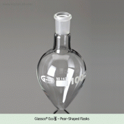 Eco- Pear-Shaped Flask, with ASTM or DIN Joint, 25~100㎖Ideal for Semi Micro Distillation Manufactured, Boro-glass 3.3, 부 경제형 피어 타입 플라스크