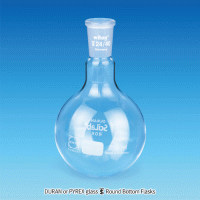 DURAN glass Round Bottom Flask, with ASTM or DIN Joint, 10~5,000㎖, 부 환저 플라스크