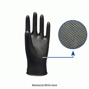 Mechanical Nitrile Glove, Nitrile Rubber Textured, Good Grip, Length 245mmIdeal for Oil Work, Anti-slip, Black, 니트릴 오일 장갑