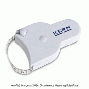 Kern [d] 1mm, max.2.05m Circumference Measuring Ruler/TapeIdeal for Medical Diagnostics, with Continuous Pull-out Mechanism, 신체부위 둘레측정 줄자