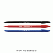 Monami® Water-based Plus Pen, Odorless, 0.2mm Fine TipFor Underline / Writing, Quick Drying, 수성 플러스 펜