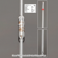 Glassco® USP-standard AS-class Volumetric Pipet, Amber-stain Graduation, 0.5~100㎖With Individual Work- or Batch- Certification, 1 mark, <India-made>, USP표준 AS급 볼류메트릭/홀 피펫