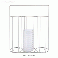 SciLab® Petri Dish Carrier, Φ10 cm×3 placesFor 30 Dishes, Stainless-steel Wire, 페트리 디쉬 운반대