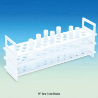 PP 3-Tier Test Tube Rack, for Φ13~32mm Test TubesWith 12·18·20·31-Hole, Autoclavable, -10℃+125/140℃, PP 시험관 랙