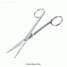 Bochem® Dressing Scissors, Rustproof Stainless-steel & Titanium, L130~160mmWith 3-type Tips, Straight, Finished Surface, 연구용 가위
