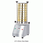 DAIHAN® Digital Vibrating Sieve Shaker, for up to 8-layer Φ75/203mm Test SieveIdeal for Sieving·Classifying·Filtering, CE Certified, without Sieves, 시브쉐이커, 최대 8단, 표준망체 별도구매