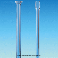 SciLab® DURAN glass Double-ended Stirring Rod, Φ6~Φ10mm, L200~L500mmUseful for Crushing Clumped Powder and Solids, Borosilicate Glassα3.3