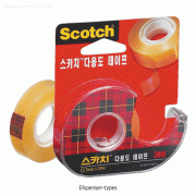 3M® Scotch® Multiuse Transparent Tape, Dispenser-or 3″Core-type, w12·18·24mmFor Home & Office, 30m or 20m Length, an Excellent Multi-purpose Tape, 다용도 테이프