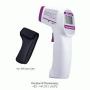 DAIHAN® Non-Contact Precision IR Thermometer, +22~+41.5℃, Ideal for Surface Temperature Measuring with Wrist Strap, 비접촉식 적외선 저온정밀 온도계